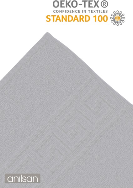 2'li Greek Gri-Beyaz El Havlusu - 50 x 90 cm , 225 Gr, Pamuk, Spa ve Otel Havlusu modelleri