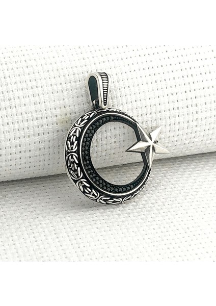 925 Ayar Gümüş Ayyıldız Kolye Ucu