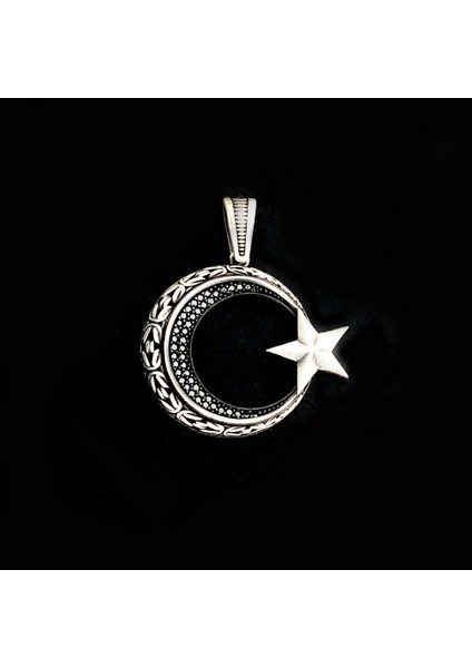 925 Ayar Gümüş Ayyıldız Kolye Ucu