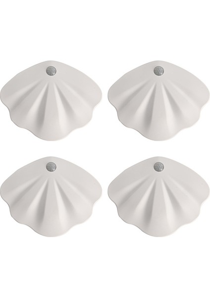 4 Adet LED Gece Lambası Hareket Sensörlü Işık USB Üç Renkli Oda Dekorasyon Lambası Koridor Merdiven LED Lamba Sensörlü Işık B (Yurt Dışından)