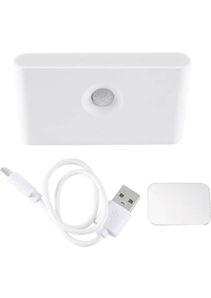 LED Indüksiyon Gece Lambası Kablosuz USB Şarjlı Insan Vücudu Indüksiyon Duvar Lambası Manyetik Koridor Dolap Gece Lambası (Yurt Dışından)
