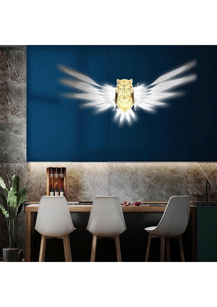 Hayvanlar LED Baykuş Lamba Gece Lambası, Çalışma Odası Yatak Odası Yemek Odası Için Ev Dekorasyon Lambası (Yurt Dışından)