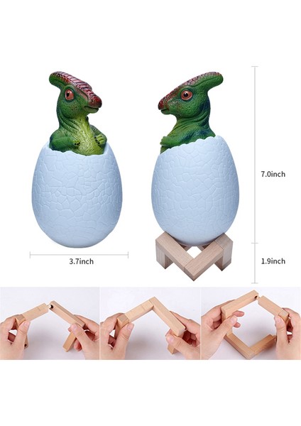 3D Gece Lambası Parasaurolophus Yumurta Masa Lambası 3 Renk Dokunmatik Karikatür Masa Lambaları Ev Dekor Çocuk Doğum Günü Hediyesi Için (Yurt Dışından) modelleri