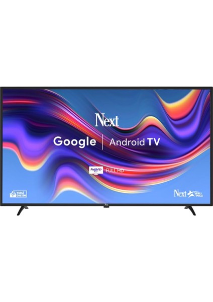 YE-43020GG4 43" 109 Ekran Uydu Alıcılı Full HD Google Android Smart LED TV