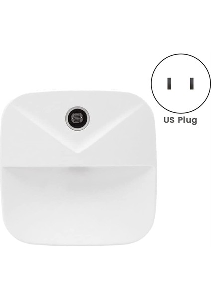 Gece Lambası Takılabilir Akıllı Işık Paketi, Koridorlar, Yatak Odaları Için 4 Otomatik Açma ve Kapama Duvar Işığı, Us Plug, (Beyaz Işık) (Yurt Dışından)