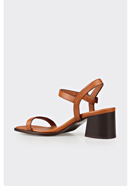 Taba Deri Kadın Sandalet modelleri