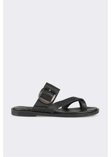 Naturel Deri Kadın Terlik