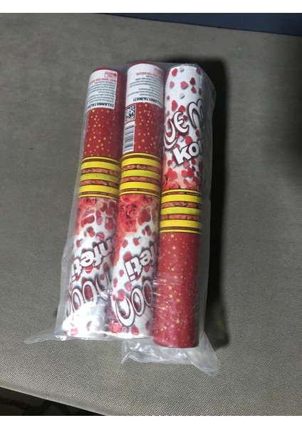 Konfeti Kalp Desenli 6'lı indirimleri