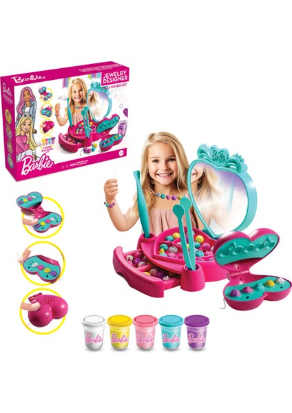 Barbie Takı Tasarla Hamur Set 280 gr