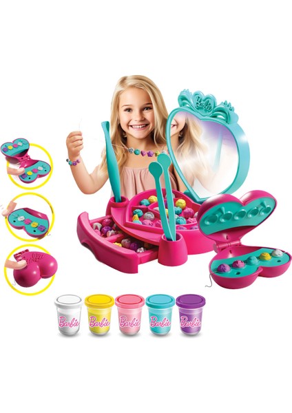 Barbie Takı Tasarla Hamur Set 280 gr
