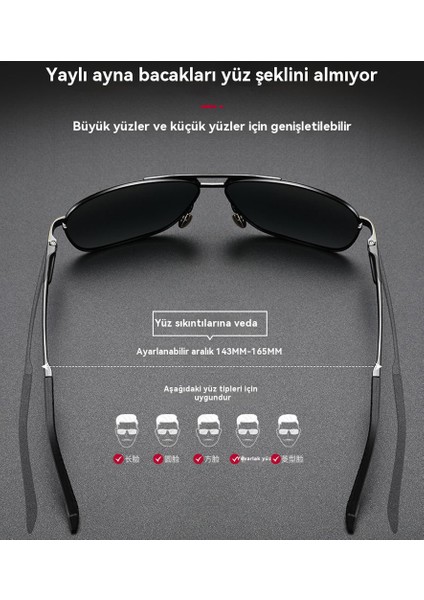 Polarize Pilot Güneş Gözlüğü (Yurt Dışından)