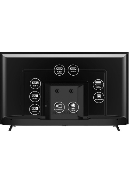 YE-43020GG4 43" 109 Ekran Uydu Alıcılı Full HD Google Android Smart LED TV