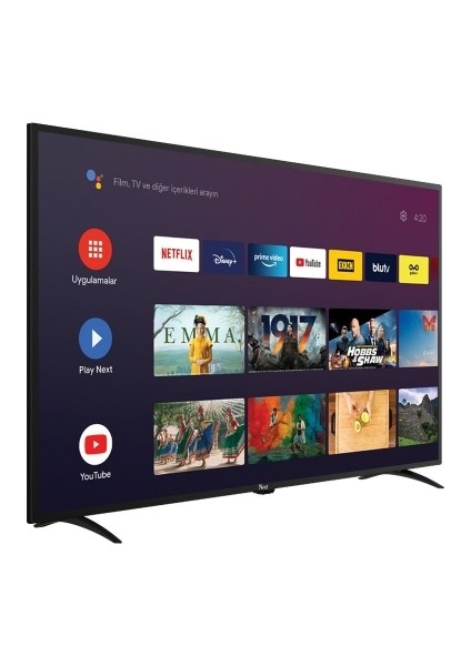 YE-43020GG4 43" 109 Ekran Uydu Alıcılı Full HD Google Android Smart LED TV