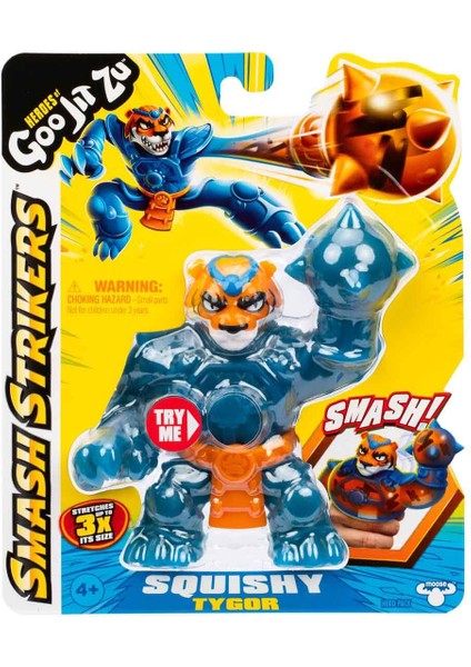 Smash Strikers Tekli Figür Paketi GJT57000 - Squishy Tygor
