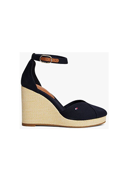 Flag Hıgh Wedge Espad Closed Toe