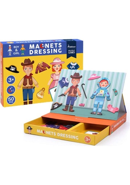 MAGNETIC BOY-GIRL DRESS UP GAME fırsatları