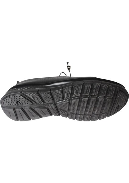 Yazkış Kadın Siyah Krem Cilt Delikli Dil Kısmı Taşlı Üzeri Lastik Bağcık Comfort Taban Ayakkabı fırsatları