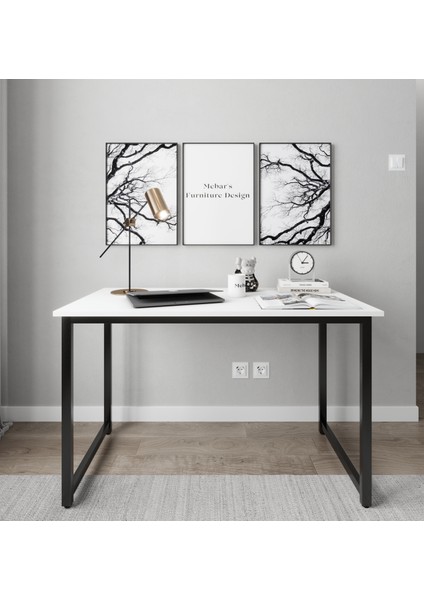 Çalışma Masası - Ofis Masası 120X60 - Beyaz