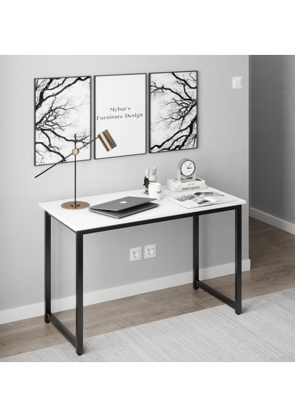 Çalışma Masası - Ofis Masası 120X60 - Beyaz