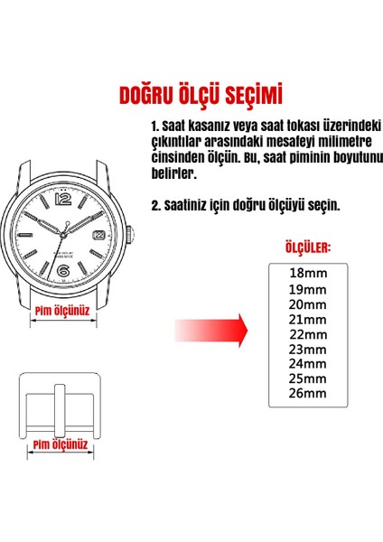 Paslanmaz Çelik Saat Pimi Yaylı Susta 40 Adet Karışık