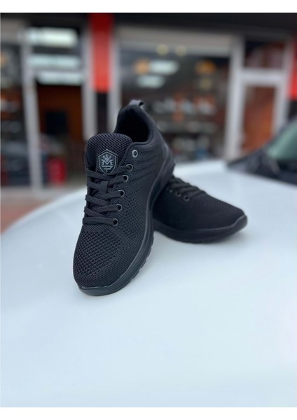 M.p Günlük Örgülü Ortopedik Taban Unisex Sneaker 251-2303 - Siyah - 38 indirimleri