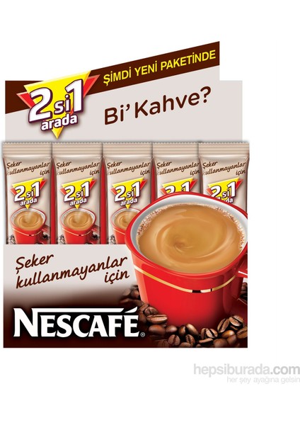 Nescafé 2'si 1 Arada 48x10 gr Çoklu Paket