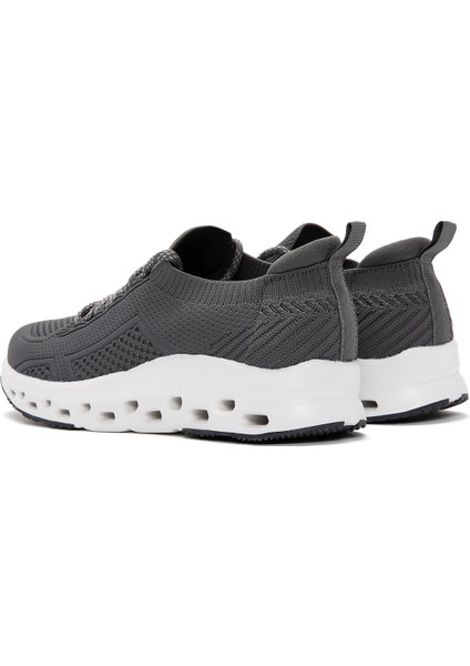 Zero Erkek Gri Bağcıklı Kalın Tabanlı Sneaker 24SFD69316F