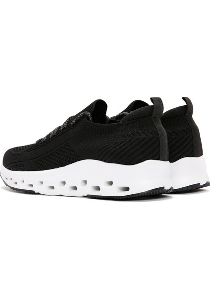 Zero Erkek Siyah Bağcıklı Kalın Tabanlı Sneaker 24SFD69316F