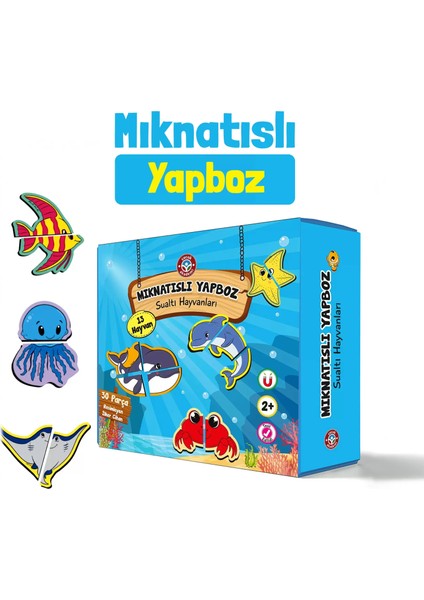 Mıknatıslı Yapboz Su Altı Hayvanları