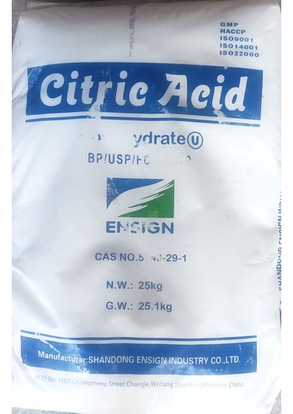 Sitrik Asit Mono (Limon Tuzu) 1 kg