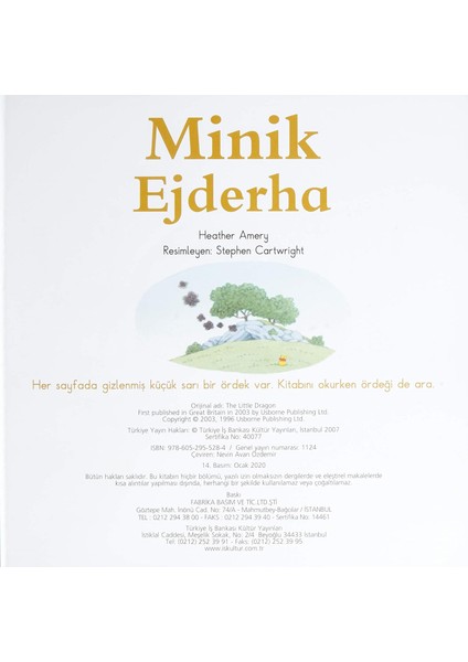 Minik Ejderha - İlk Okuma Kitaplarım - Heather Amery