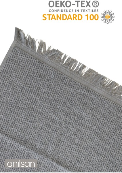 2'li Gri Jelena El Havlusu - 50x90 Cm, 225 Gr, %100 Pamuk, Spa Ve Otel Havlusu, Günlük Kullanıma Uygun fırsatları
