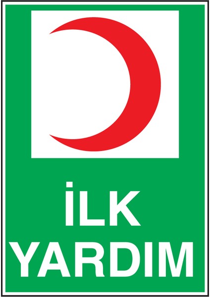Ilk Yardım Uyarı Levhası ES261-1