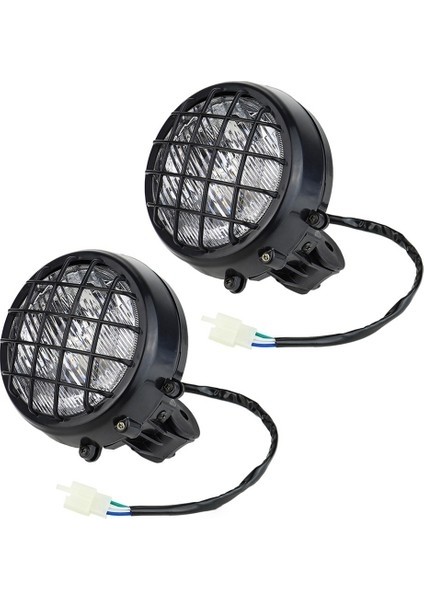 Sant Kuee 2 Adet Far Banshee 1987-2006 Lens Ampul Lamba Izgara Savaşçı Farlar Montaj Lens (Yurt Dışından)