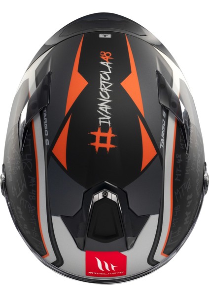 Kask mt Helmets Targo S B4 Turuncu Mat Ivan Ortala indirimleri