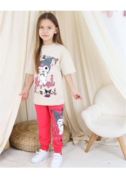 Kuromi 2-10 Yaş Kız Ikili TAKIM-23385245 - Krem