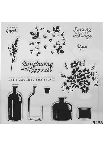 Sant Kuee Kart Yapımı Için Pullar ve Kalıplar Dıy Scrapbooking Sanatları El Sanatları Damg (Yurt Dışından)