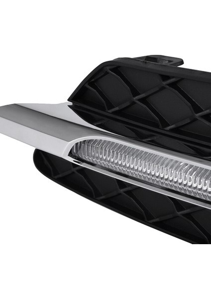 Sant Kuee Sağ LED Drl Gündüz Farları Sis Farı Lambası C-Class W204 C250 C300 11-13 Için Fi (Yurt Dışından)