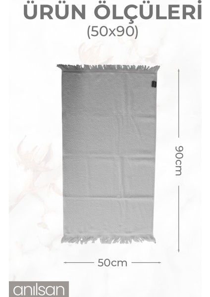 6'lı Beyaz Jelena El Havlusu - 50x90 Cm, 225 Gr, %100 Pamuk, Spa Ve Otel Havlusu, Günlük Kullanıma Uygun fırsatları