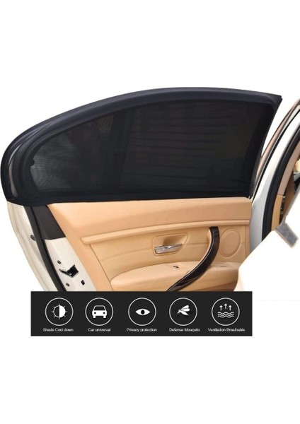 Araba Yan Cam Güneşlik Perde Araç Arka Cam Perdesi (2 Adet) indirimleri