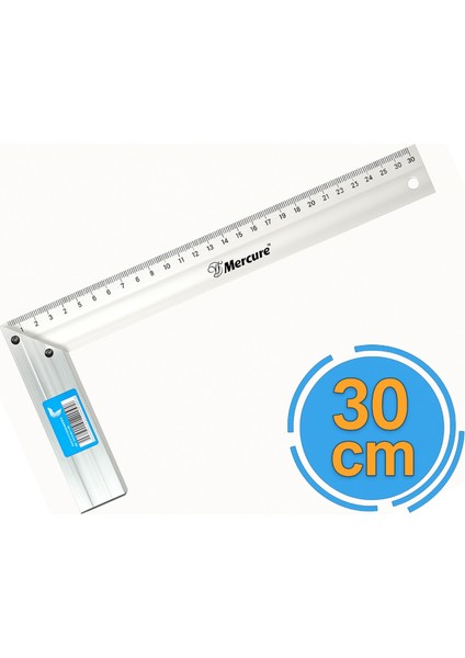Alüminyum L Gönye 30 cm