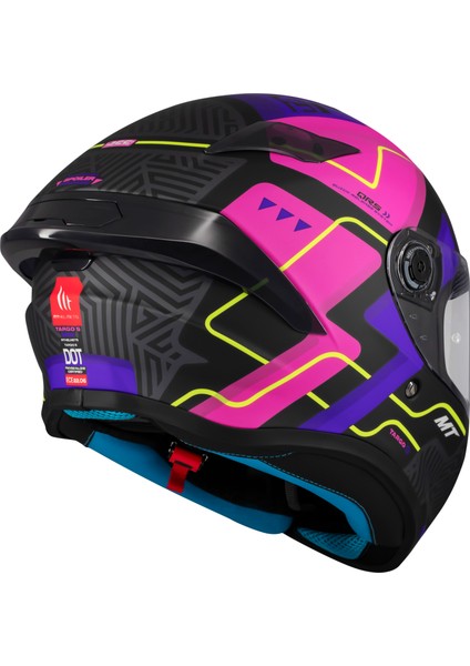 Kask mt Helmets Targo S C8 Brık Mat Pembe modelleri