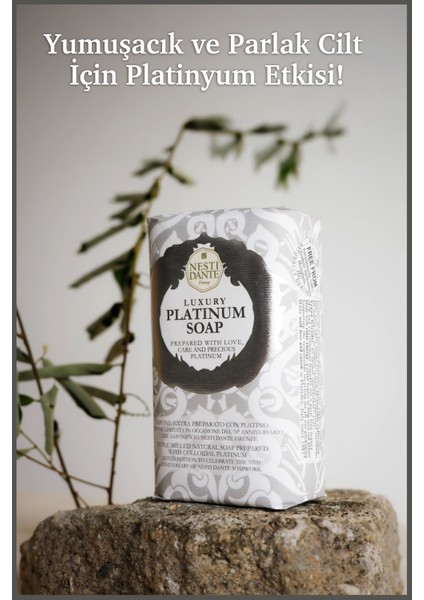 Luxury Platinum Katı Sabun 250 gr | Nemlendirici Ve Besleyici | Platinyum fırsatları