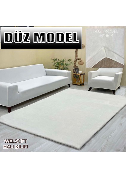 Düz Model Kumaştan Welsoft Lastikli Halı Örtüsü modelleri
