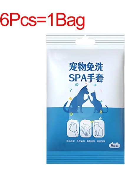 30/6pcs Kedi Köpek Tek Kullanımlık Eldiven Havluları Pet Yı Ücretsiz Eldiven Yı Eldiven Yı Yı Havlular Kuru Temizleme Islak Havlular: 6pcs (1bag) (Yurt Dışından)