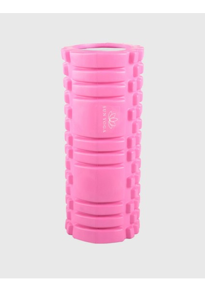 SUNYOGA Foam Roller Masaj rulosu Yüksek Direnç masaj köpüğü pembe renk