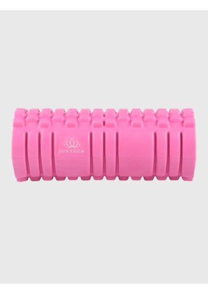 SUNYOGA Foam Roller Masaj rulosu Yüksek Direnç masaj köpüğü pembe renk