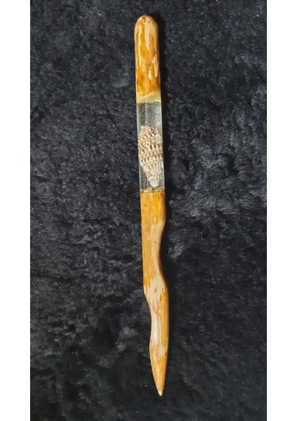 Epoksi Reçine Ahşap Gerçek Deniz Minaresi Japon Toka