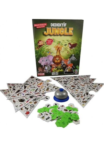 Dedektif Jungle Eğitici Dikkat Oyunu | Zeka Geliştirici | Çocuklar Için Eğlenceli ve Öğretici