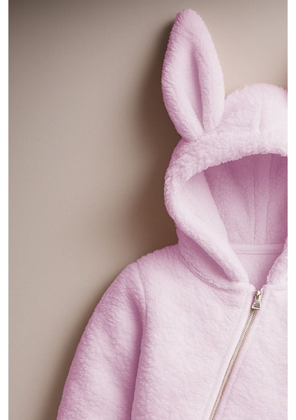 Kız Erkek Bebek ve Çocuk Kapüşonlu Peluş Tavşan Tulum fiyatları